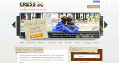 Desktop Screenshot of cressfuneralservice.com
